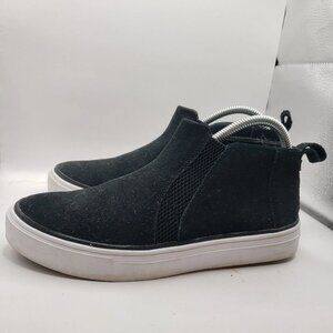 TOMS Womens Bryce Slip On Shoes Size 8 Sneakers Casual Black/White Sole 10016767